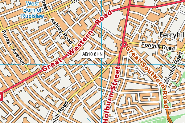 AB10 6HN map - OS VectorMap District (Ordnance Survey) AB10 6HN map - OS VectorMap District (Ordnance Survey)