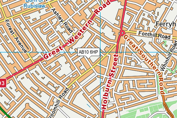 AB10 6HP map - OS VectorMap District (Ordnance Survey) AB10 6HP map - OS VectorMap District (Ordnance Survey)