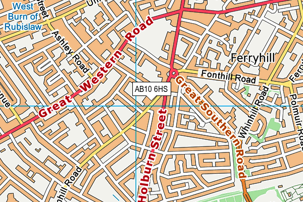 AB10 6HS map - OS VectorMap District (Ordnance Survey) AB10 6HS map - OS VectorMap District (Ordnance Survey)
