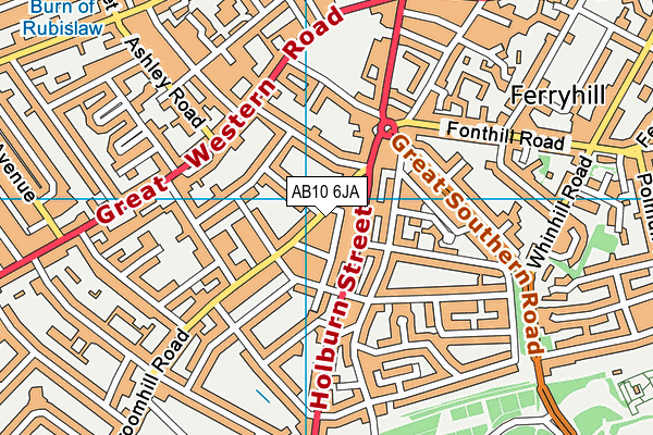 AB10 6JA map - OS VectorMap District (Ordnance Survey) AB10 6JA map - OS VectorMap District (Ordnance Survey)
