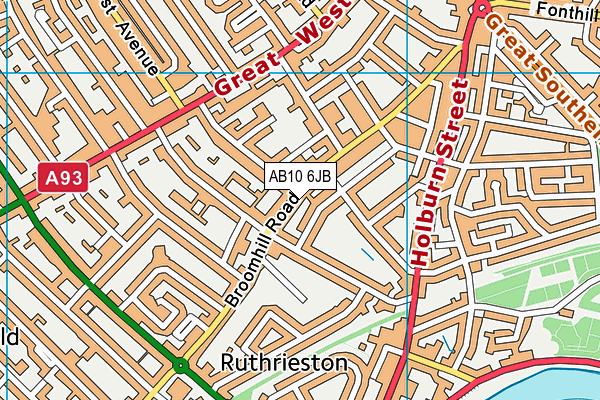 AB10 6JB map - OS VectorMap District (Ordnance Survey) AB10 6JB map - OS VectorMap District (Ordnance Survey)