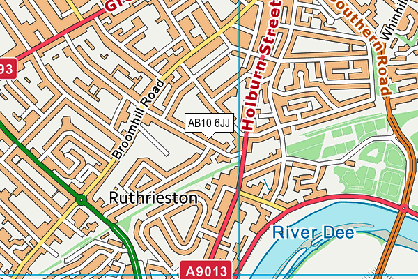 AB10 6JJ map - OS VectorMap District (Ordnance Survey) AB10 6JJ map - OS VectorMap District (Ordnance Survey)