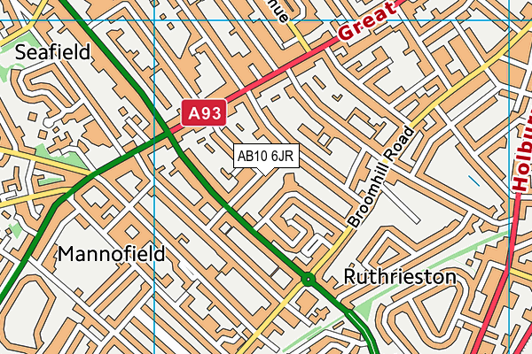 AB10 6JR map - OS VectorMap District (Ordnance Survey) AB10 6JR map - OS VectorMap District (Ordnance Survey)