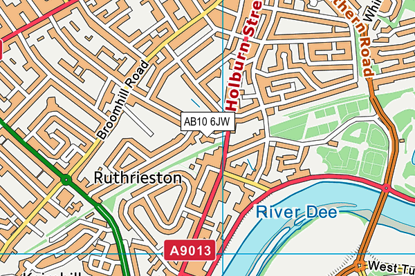 AB10 6JW map - OS VectorMap District (Ordnance Survey) AB10 6JW map - OS VectorMap District (Ordnance Survey)