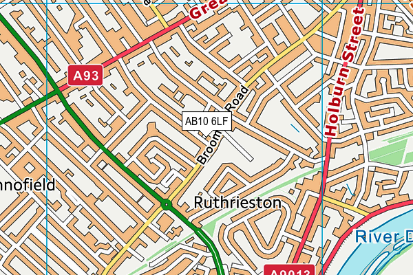 AB10 6LF map - OS VectorMap District (Ordnance Survey) AB10 6LF map - OS VectorMap District (Ordnance Survey)