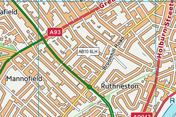 AB10 6LH map - OS VectorMap District (Ordnance Survey) AB10 6LH map - OS VectorMap District (Ordnance Survey)