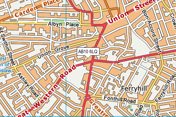 AB10 6LQ map - OS VectorMap District (Ordnance Survey) AB10 6LQ map - OS VectorMap District (Ordnance Survey)