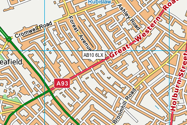 AB10 6LX map - OS VectorMap District (Ordnance Survey) AB10 6LX map - OS VectorMap District (Ordnance Survey)