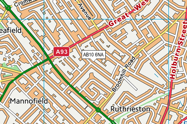 AB10 6NA map - OS VectorMap District (Ordnance Survey) AB10 6NA map - OS VectorMap District (Ordnance Survey)