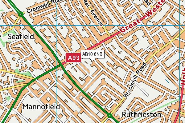 AB10 6NB map - OS VectorMap District (Ordnance Survey) AB10 6NB map - OS VectorMap District (Ordnance Survey)