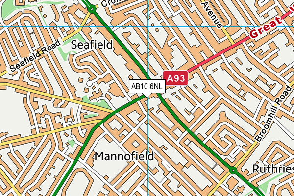 AB10 6NL map - OS VectorMap District (Ordnance Survey) AB10 6NL map - OS VectorMap District (Ordnance Survey)