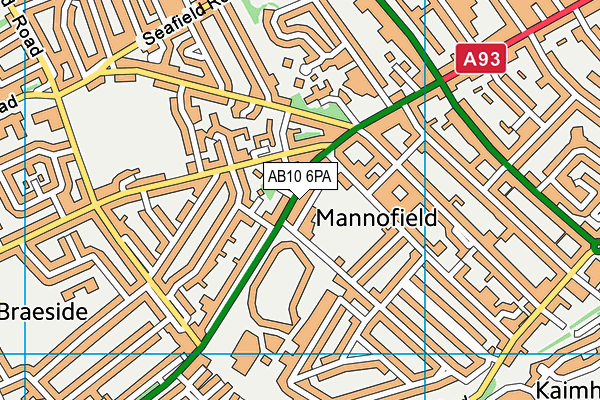 AB10 6PA map - OS VectorMap District (Ordnance Survey) AB10 6PA map - OS VectorMap District (Ordnance Survey)
