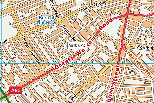 AB10 6PD map - OS VectorMap District (Ordnance Survey) AB10 6PD map - OS VectorMap District (Ordnance Survey)