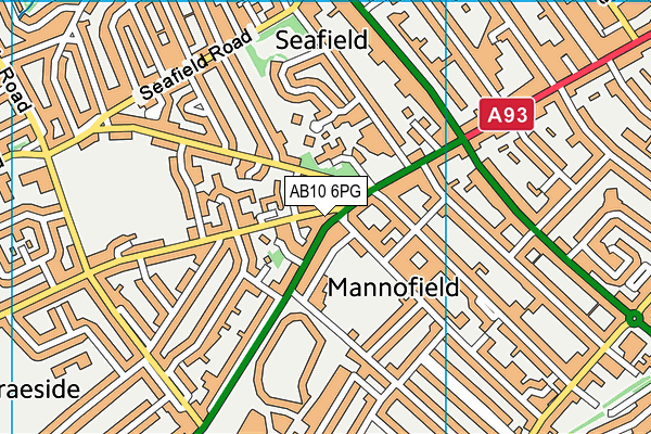 AB10 6PG map - OS VectorMap District (Ordnance Survey) AB10 6PG map - OS VectorMap District (Ordnance Survey)