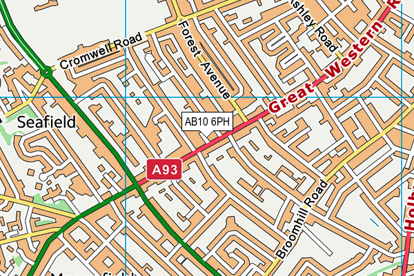 AB10 6PH map - OS VectorMap District (Ordnance Survey) AB10 6PH map - OS VectorMap District (Ordnance Survey)