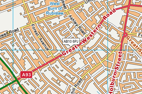 AB10 6PJ map - OS VectorMap District (Ordnance Survey) AB10 6PJ map - OS VectorMap District (Ordnance Survey)
