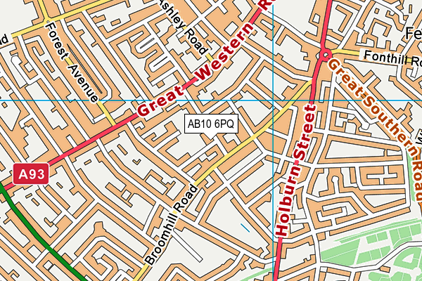 AB10 6PQ map - OS VectorMap District (Ordnance Survey) AB10 6PQ map - OS VectorMap District (Ordnance Survey)