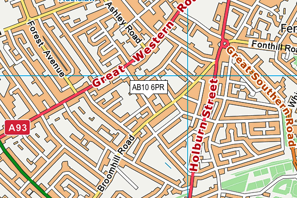 AB10 6PR map - OS VectorMap District (Ordnance Survey) AB10 6PR map - OS VectorMap District (Ordnance Survey)