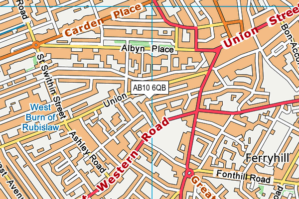 AB10 6QB map - OS VectorMap District (Ordnance Survey) AB10 6QB map - OS VectorMap District (Ordnance Survey)