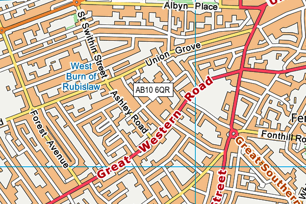 AB10 6QR map - OS VectorMap District (Ordnance Survey) AB10 6QR map - OS VectorMap District (Ordnance Survey)