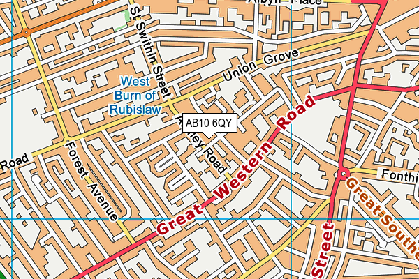 AB10 6QY map - OS VectorMap District (Ordnance Survey) AB10 6QY map - OS VectorMap District (Ordnance Survey)