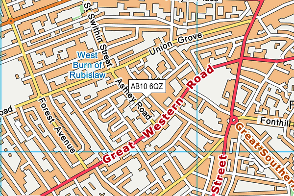 AB10 6QZ map - OS VectorMap District (Ordnance Survey) AB10 6QZ map - OS VectorMap District (Ordnance Survey)