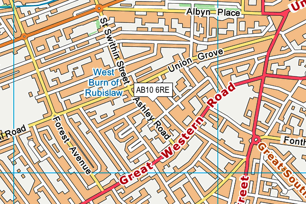 AB10 6RE map - OS VectorMap District (Ordnance Survey) AB10 6RE map - OS VectorMap District (Ordnance Survey)