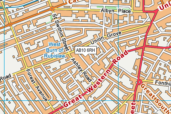 AB10 6RH map - OS VectorMap District (Ordnance Survey) AB10 6RH map - OS VectorMap District (Ordnance Survey)