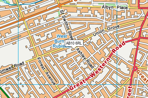 AB10 6RL map - OS VectorMap District (Ordnance Survey) AB10 6RL map - OS VectorMap District (Ordnance Survey)