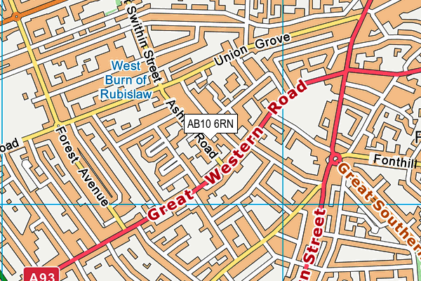 AB10 6RN map - OS VectorMap District (Ordnance Survey) AB10 6RN map - OS VectorMap District (Ordnance Survey)