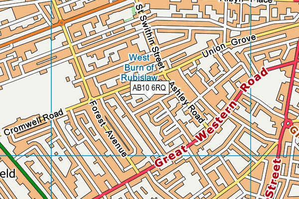 AB10 6RQ map - OS VectorMap District (Ordnance Survey) AB10 6RQ map - OS VectorMap District (Ordnance Survey)