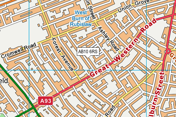 AB10 6RS map - OS VectorMap District (Ordnance Survey) AB10 6RS map - OS VectorMap District (Ordnance Survey)