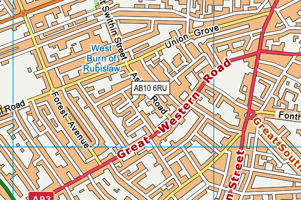 AB10 6RU map - OS VectorMap District (Ordnance Survey) AB10 6RU map - OS VectorMap District (Ordnance Survey)
