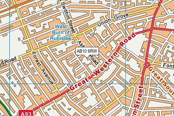 AB10 6RW map - OS VectorMap District (Ordnance Survey) AB10 6RW map - OS VectorMap District (Ordnance Survey)