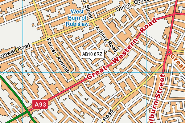 AB10 6RZ map - OS VectorMap District (Ordnance Survey) AB10 6RZ map - OS VectorMap District (Ordnance Survey)