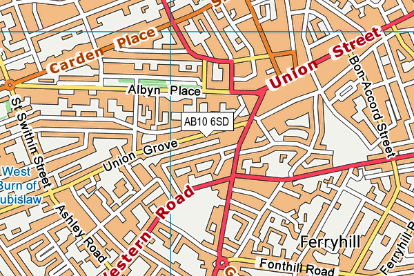 AB10 6SD map - OS VectorMap District (Ordnance Survey) AB10 6SD map - OS VectorMap District (Ordnance Survey)