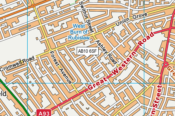 AB10 6SF map - OS VectorMap District (Ordnance Survey) AB10 6SF map - OS VectorMap District (Ordnance Survey)