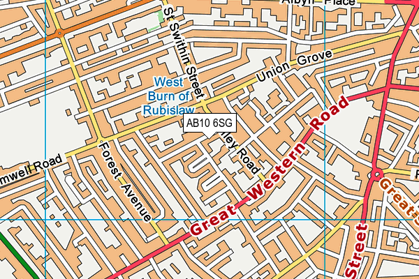 AB10 6SG map - OS VectorMap District (Ordnance Survey) AB10 6SG map - OS VectorMap District (Ordnance Survey)