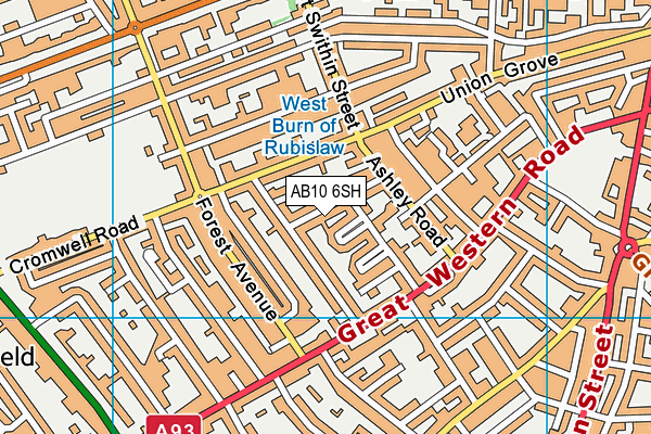 AB10 6SH map - OS VectorMap District (Ordnance Survey) AB10 6SH map - OS VectorMap District (Ordnance Survey)