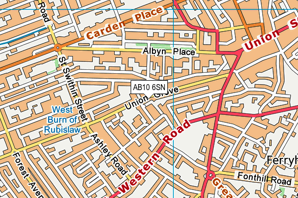 AB10 6SN map - OS VectorMap District (Ordnance Survey) AB10 6SN map - OS VectorMap District (Ordnance Survey)