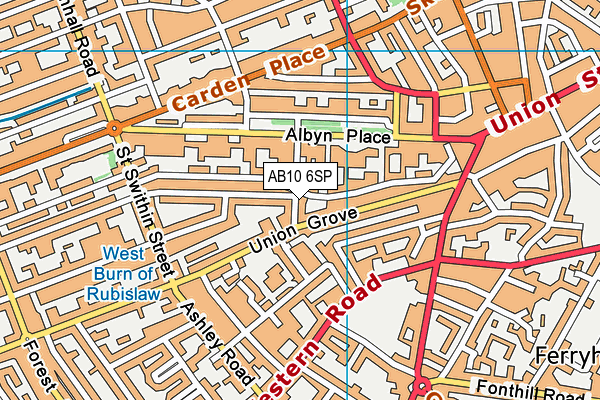 AB10 6SP map - OS VectorMap District (Ordnance Survey) AB10 6SP map - OS VectorMap District (Ordnance Survey)