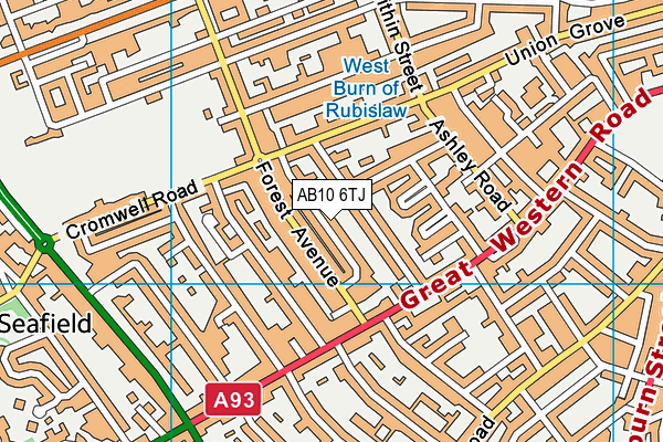 AB10 6TJ map - OS VectorMap District (Ordnance Survey) AB10 6TJ map - OS VectorMap District (Ordnance Survey)