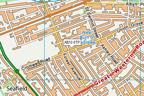 AB10 6TP map - OS VectorMap District (Ordnance Survey) AB10 6TP map - OS VectorMap District (Ordnance Survey)
