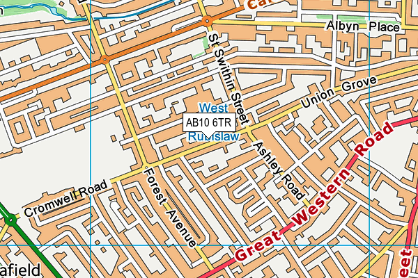 AB10 6TR map - OS VectorMap District (Ordnance Survey) AB10 6TR map - OS VectorMap District (Ordnance Survey)