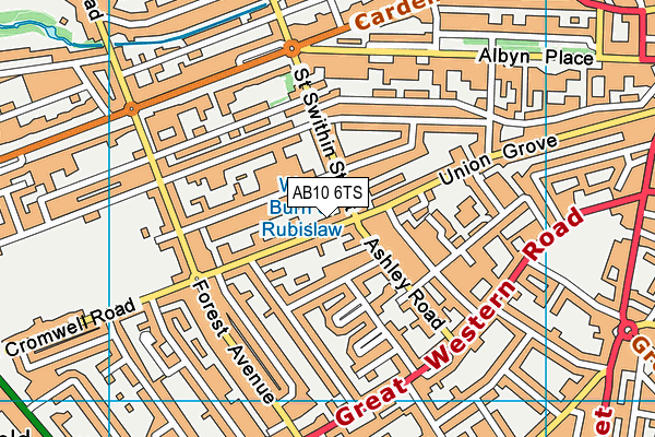 AB10 6TS map - OS VectorMap District (Ordnance Survey) AB10 6TS map - OS VectorMap District (Ordnance Survey)