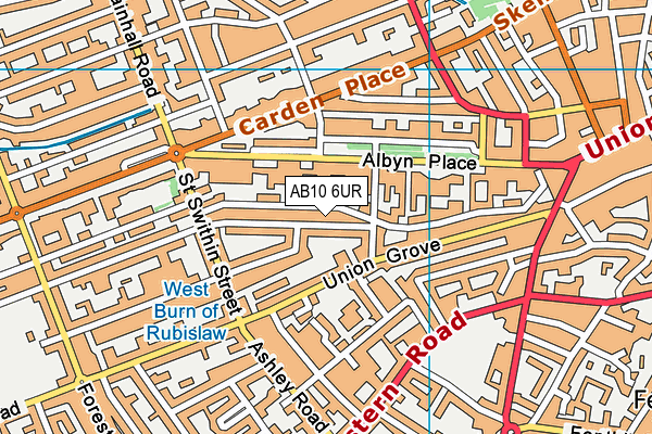 AB10 6UR map - OS VectorMap District (Ordnance Survey) AB10 6UR map - OS VectorMap District (Ordnance Survey)