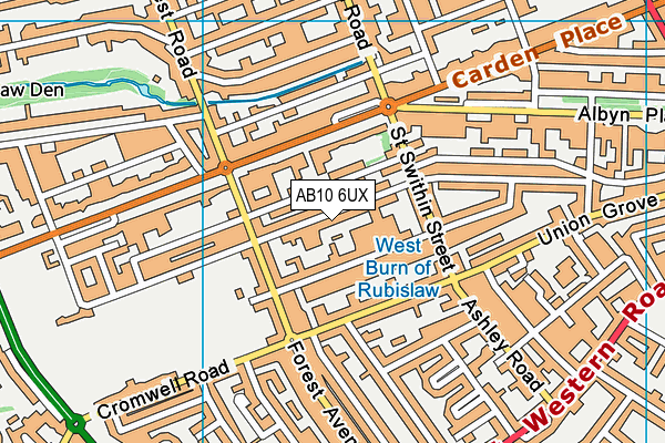 AB10 6UX map - OS VectorMap District (Ordnance Survey) AB10 6UX map - OS VectorMap District (Ordnance Survey)