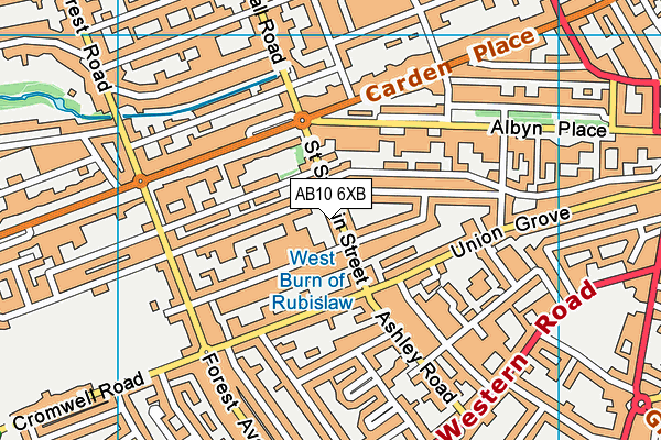 AB10 6XB map - OS VectorMap District (Ordnance Survey) AB10 6XB map - OS VectorMap District (Ordnance Survey)