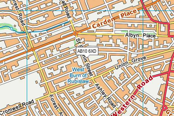 AB10 6XD map - OS VectorMap District (Ordnance Survey) AB10 6XD map - OS VectorMap District (Ordnance Survey)