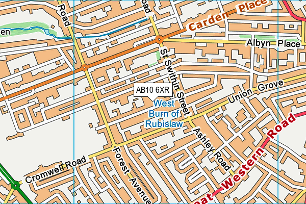 AB10 6XR map - OS VectorMap District (Ordnance Survey) AB10 6XR map - OS VectorMap District (Ordnance Survey)